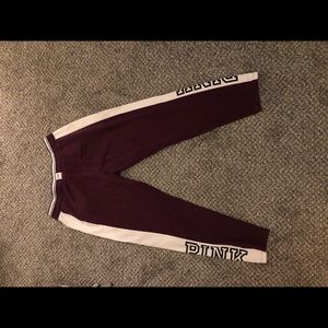 PINK brand Maroon straight leg pants